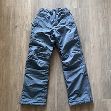 Lands  End Squall Pants Youth 14 14S Blue Grow-A-Longs Snow Ski Nylon Insulated