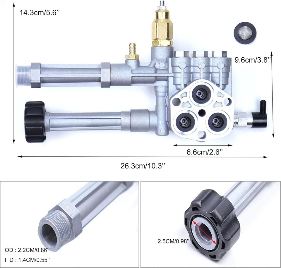 92841730 92840020 2800 Psi Pressure Washer Pump For Craftsman 580. ...