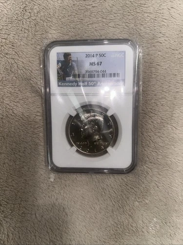 2014 P Kennedy Half Dollar NGC MS 67 Special Time. Period. Label Standard Size