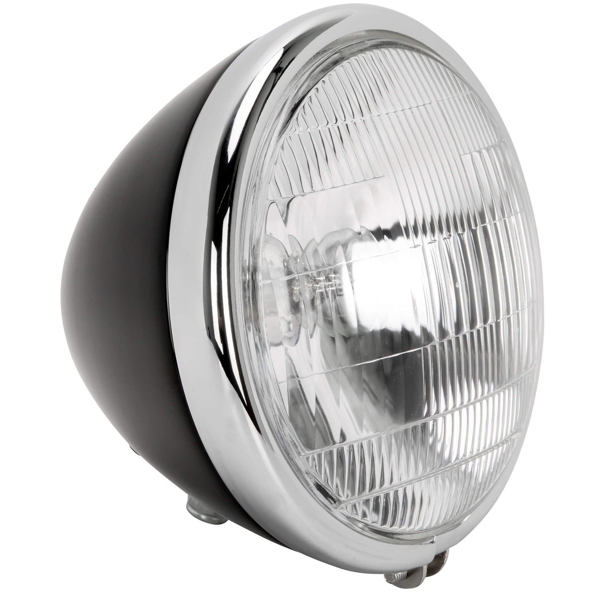 Springer Headlight 36-54 Harley Panhead Knucklehead Black