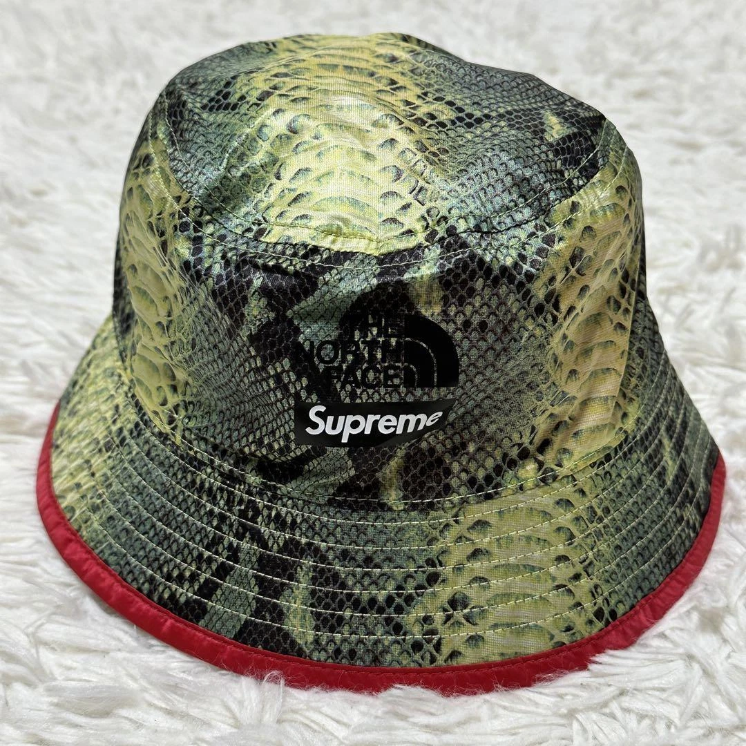 Chapeau seau Supreme THE NORTH FACE vert du Japon t722