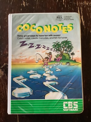 Coco Notes Game Cartridge (Atari Home Computers) Clamshell With Record