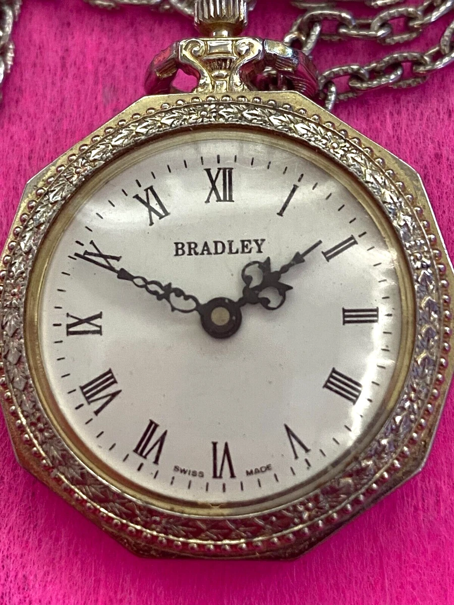 Vintage Bradley Swiss Made Pocket Watch