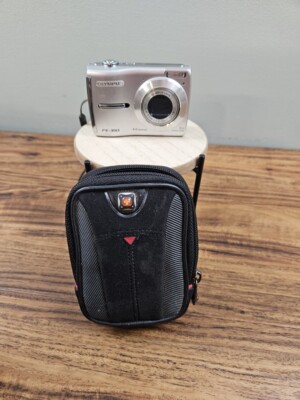 Olympus FE-310 Digital Camera 8.0MP 5X ZOOM Silver Tested But Please Read