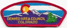 Denver Area Council Strip S-1 Plastic Back CSP SAP Boy Scouts of America BSA