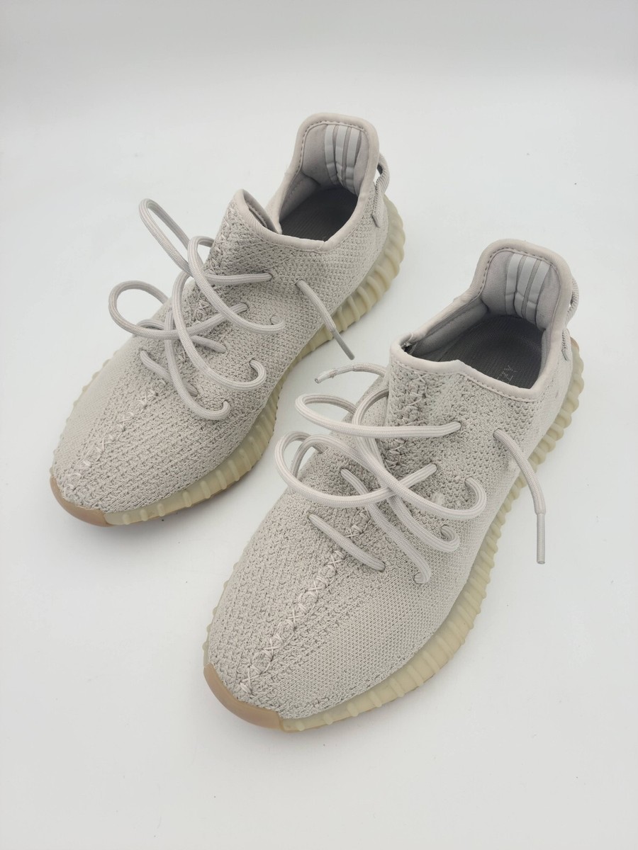 Yeezy x Adidas Grey Knit Fabric Boost 350 V2 Sesame Sneakers Yeezy x Adidas Grey Knit Fabric Boost 350 V2 Sesame Sneakers