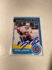 Calgary Flames MARKUS GRANLUND Signed Card