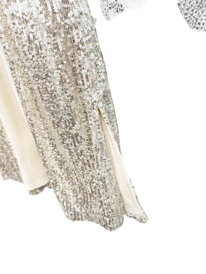 Cárdigan Maurice’s Lentejuelas Doradas Western Bling Boho Mujer Talla Pequeña Foto 4 de 4