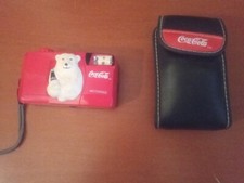 35 mm camera 1999 Coca Cola with case all there not working properly