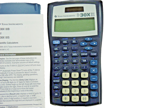 Calcolatrice strumenti Texas TI-30X IS e TI-30X 1B. Funziona! - Foto 2 di 3