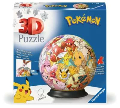 Ravensburger 11595 Pokémon - Kanto Region Characters 3D Puzzle Ball Teileanzahl  - Bild 1 von 4