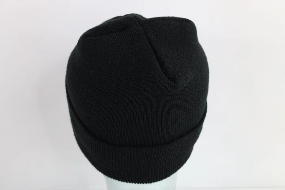 De colección Años 90 Gato Oruga Deletrear Parche Invierno Gorro Gorra Negro EE. UU. Foto 4 de 4