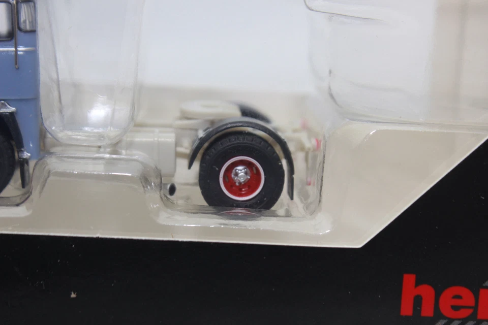 Unidad de tractor Herpa 87MBS026161 Scania LB 76 azul paloma HO 1:87 NUEVO negro MOBA Foto 4 de 4