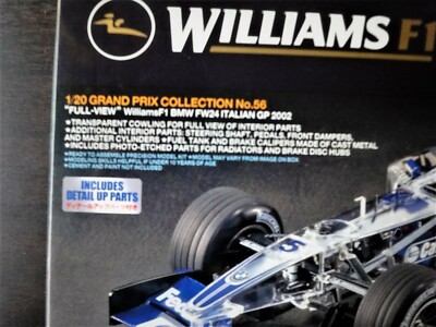 Steal ! TAMIYA 1/20 Full-View Williams F1 BMW FW24 Italian GP 2002