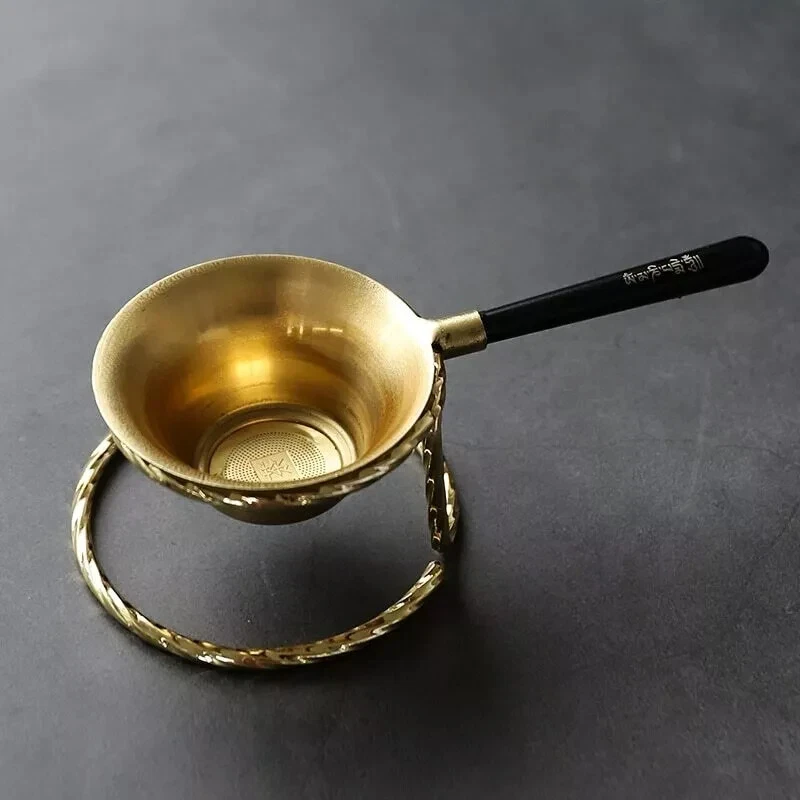 Chinese Traditions Tea Set Copper Tea Strainers Filter Teacup Teapot Accessories