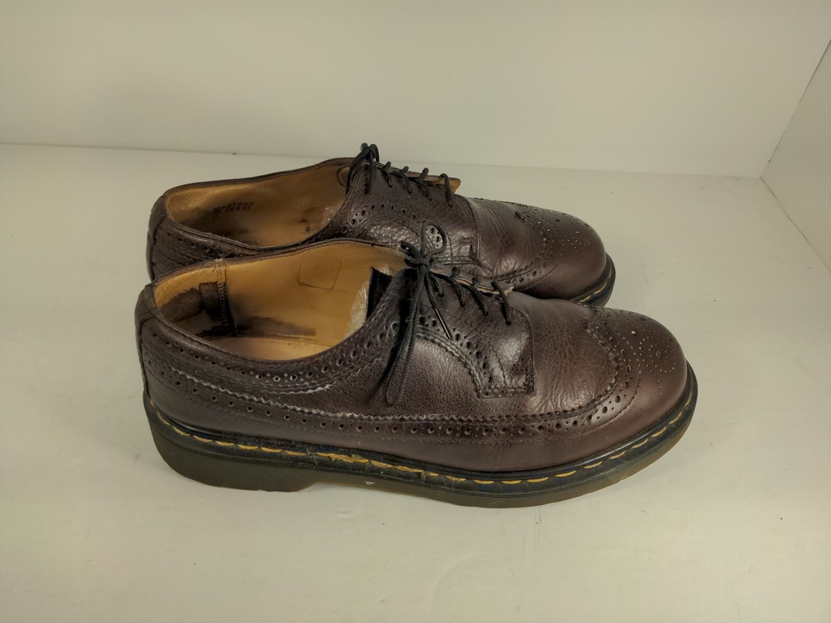 Vintage Dr. Martens 3989/59 Brown Brogue Wingtip Shoes Size Vintage Dr. Martens 3989/59 Brown Brogue Wingtip Shoes Size