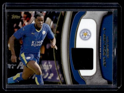 2015 Topps Premier Gold Football Fibers Relic Jersey Jeff Schlupp Leicester