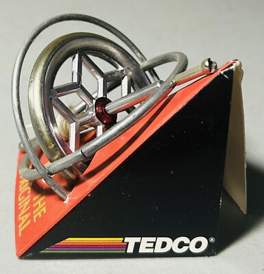 Vintage TEDCO The Original Gyroscope Spinning Top Scientific Toys Physics
