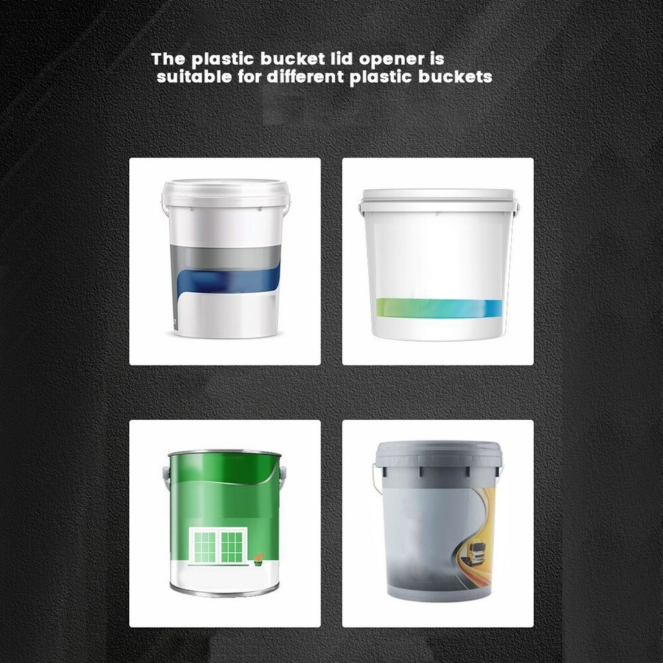 3Pcs Plastic Bucket Lid Opener 5 Gallon Paint Can Opener Lid Wrench