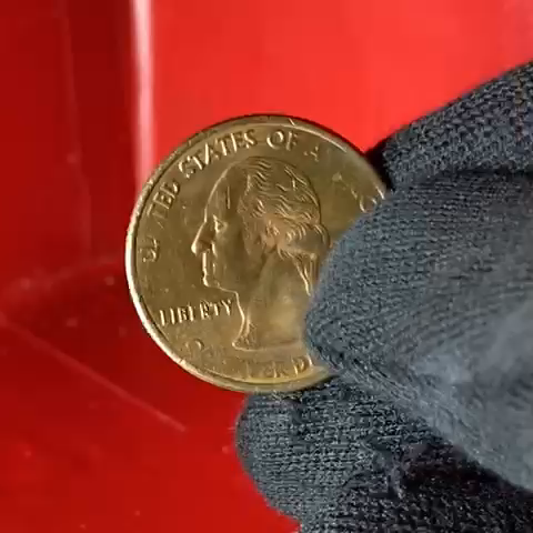 2002-D LOUISIANA STATE QUARTER MISSING OBV. CLAD LAYER ERROR 4.6