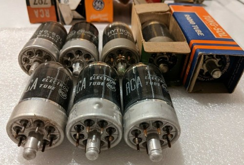 7Q7 Lot of Eight (8) Tubes NOS NIB RCA / GE / Tung-Sol / Hytron / Sylvania - Picture 3 of 3
