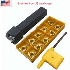 SER1616H16 CNC Lathe Carbide Indexable Threading Turning Tool + 10pcs 16ER AG60