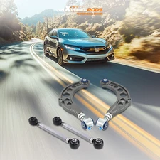 4x Rear Adjustable Camber Toe Arms Kit For 2018 2019 2020 2021 2022 Honda Accord