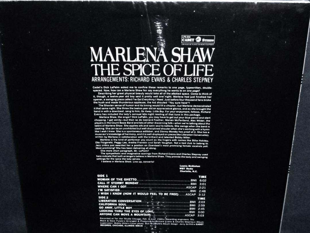 Marlena Shaw The Spice Of Life レコードUS盤LP My04NTUyLmpwZWc.jpeg