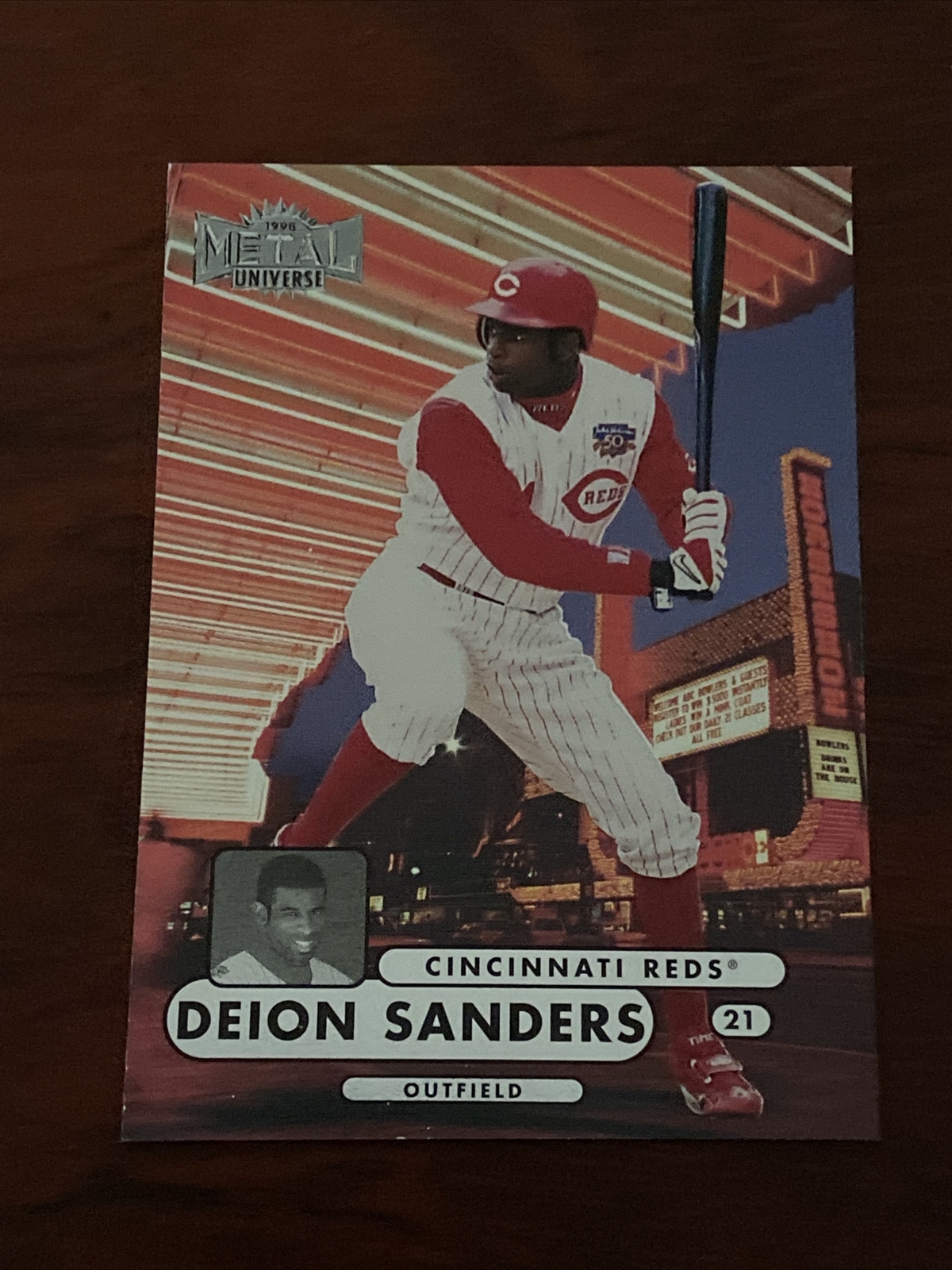 1998 Metal Universe #99 Deion Sanders C31