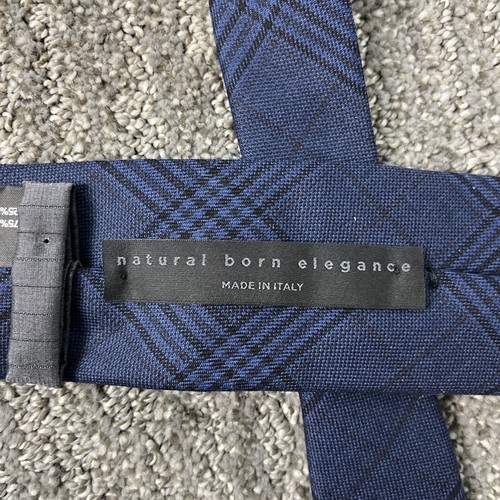 Lanificio F.LLI Cerruti DAL 1881 Neck Tie Fine Wool Silk Made In Italy Blue - Picture 3 of 4