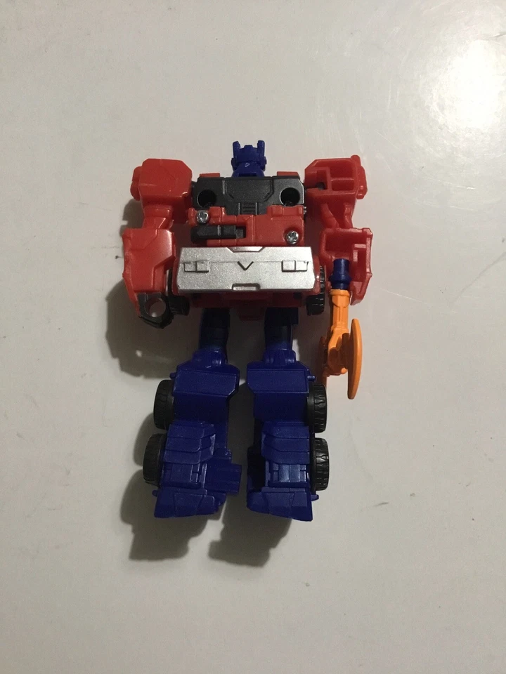 Transformers Cyberverse Warrior Class Energon Axe Attack Optimus Prime Hasbro - Image 2 of 3