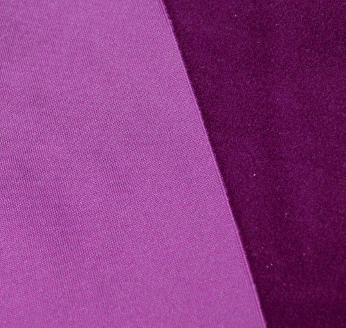 Mf51n Violet Plain Thick Microfiber Velvet Round Shape Cushion Cover Custom Size - Picture 6 of 6
