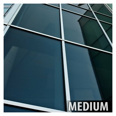 BDF NA35 Window Film Sun Control and Heat Rejection Black (Medium)