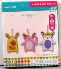 NEW Celebrate It EASTER Kids FOAM KITS 204 Pieces BOX has some wear