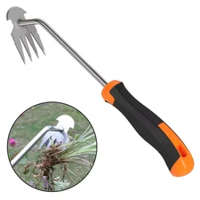 13 In. Portable Garden Weeder Tool for Backyard Farm