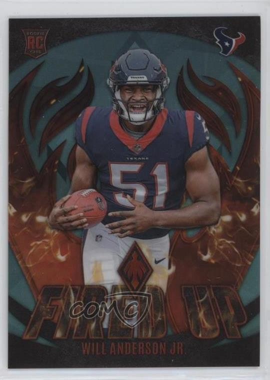 2023 Panini Phoenix Fired Up Teal 58/125 Will Anderson Jr #FU-18 0nr3