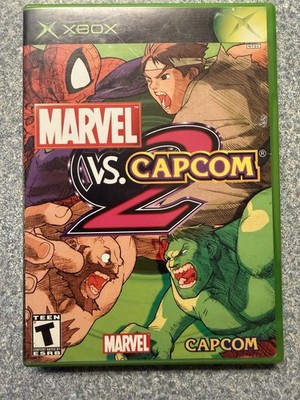Marvel vs. Capcom 2 (Microsoft Xbox, 2003) Case and Disc Only