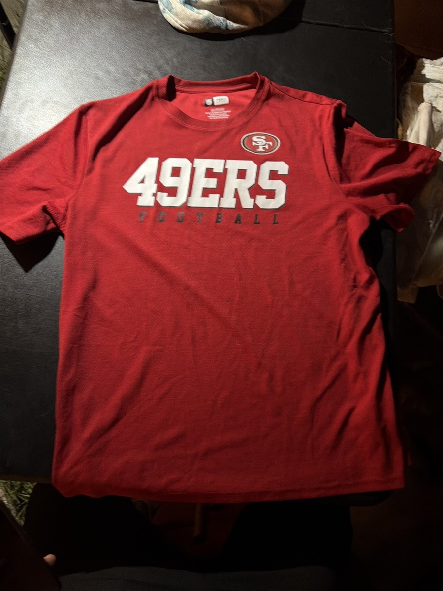 San Francisco 49ers Men's NFL Team Apparel Shirt Red Jersey 2XL | eBay
