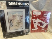 Lot Of 2 Cross Stitch Kits Dimensions Counted  Candamar Designs
