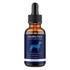 Healthy Petz Premium Liquid Collagen For Dogs, Skin Coat Supplement 2 Fl Oz