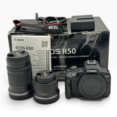 Canon EOS R50 18-45mm & 55-210mm Kit  2000 Auslösungen MwSt ausweisbar