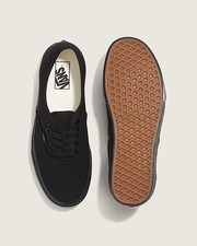 Unisex Vans Black Lightweight Canvas Authentic Shoes - Size M8.5/W10
