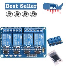Versatile 5V 4-Channel Relay Interface Board for Raspberry Pi & Electronics