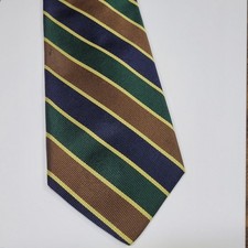 Men's 100 Silk Tie by BROOKS BROTHERS 55 3/4 x 3 3/4 Pre-Owned EUC