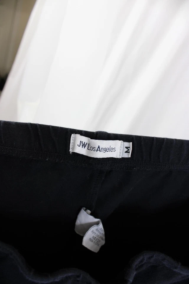 Leggings para mujer Johnny Was negro naranja estampado bordado múltiple algodón M Foto 3 de 4