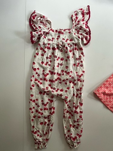 Lot of 2 Bonnie Jean Whimsical Dress Jessica Simpson Floral Romper Outfit Sz 4T - Picture 6 of 10