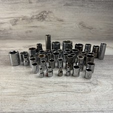 43 Lot Craftsman Metric Sockets Mixed Series Drive Sizes V -v- G Series
