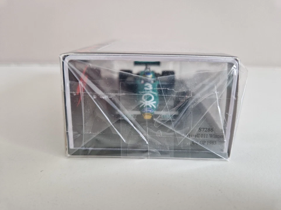 Spark 1/43 Tyrrell Ford 011 M. Alboreto - Winner Las Vegas 1983 US GP - S7286 - Immagine 3 di 4