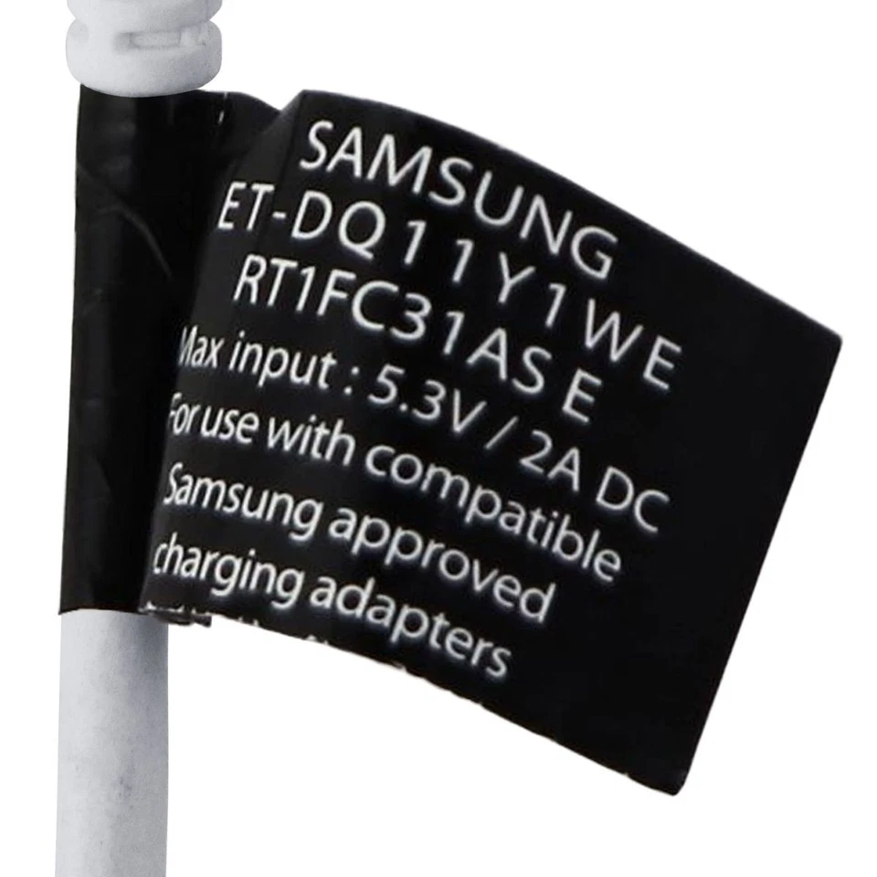 Samsung 5Ft Charge and Sync Cable (ET-DQ11Y1WE) for Micro USB3.0 Devices - White - Image 3 of 4