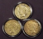 New ListingSET OF 3 1922 Peace Silver Dollar